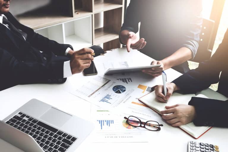 Fractional Product Manager working at desk