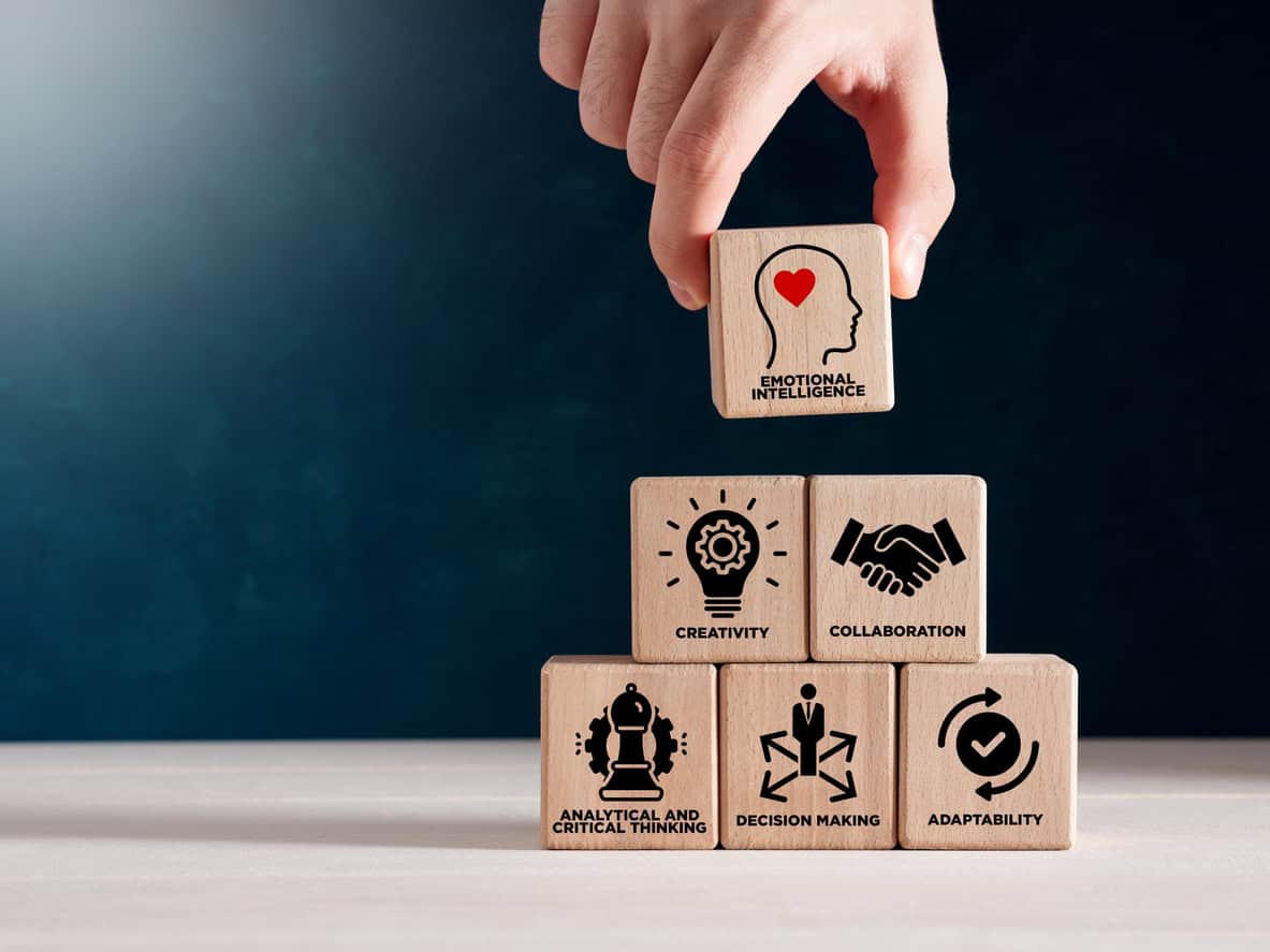 product manager soft skills stacking cubes
