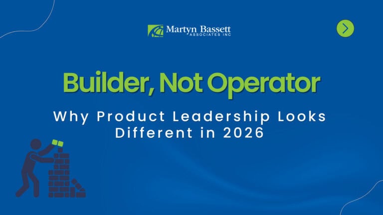 Illustration representing product leadership shifting from managing teams to hands-on building